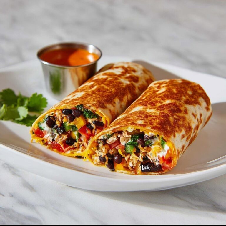 Crispy Southwest Chicken Wraps Recipe