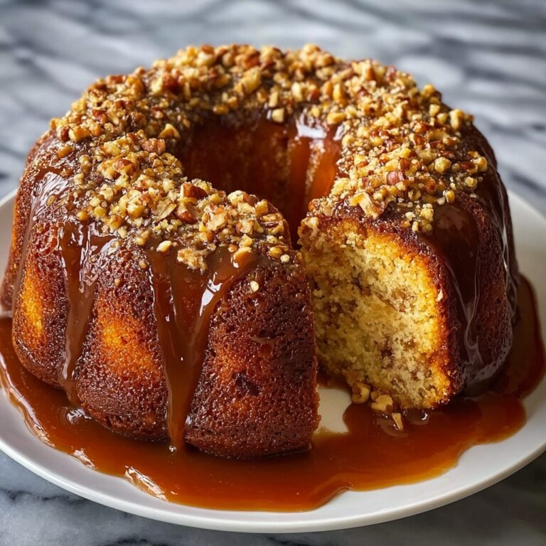 Caramel Apple Bundt Cake Recipe