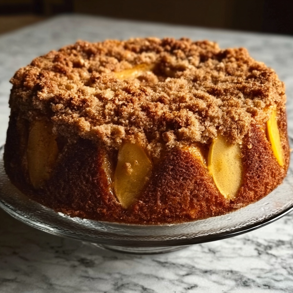 Maple Pear Cake with Streusel Topping Recipe - Recipe Image