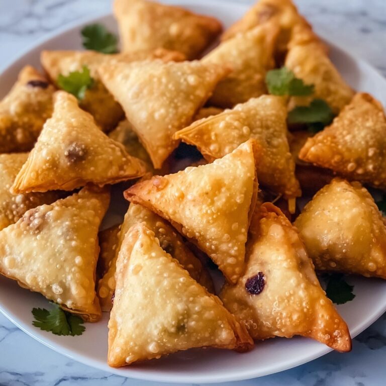 Vegan Samosas with Flaky Filo Pastry and Spiced Potato Filling Recipe