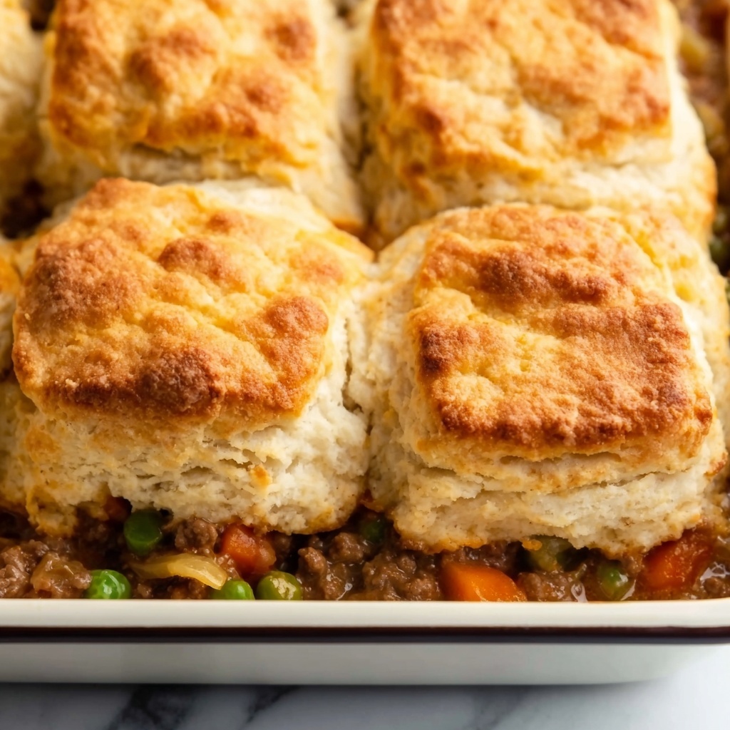 Chicken and Biscuit Casserole Recipe - Recipe Image