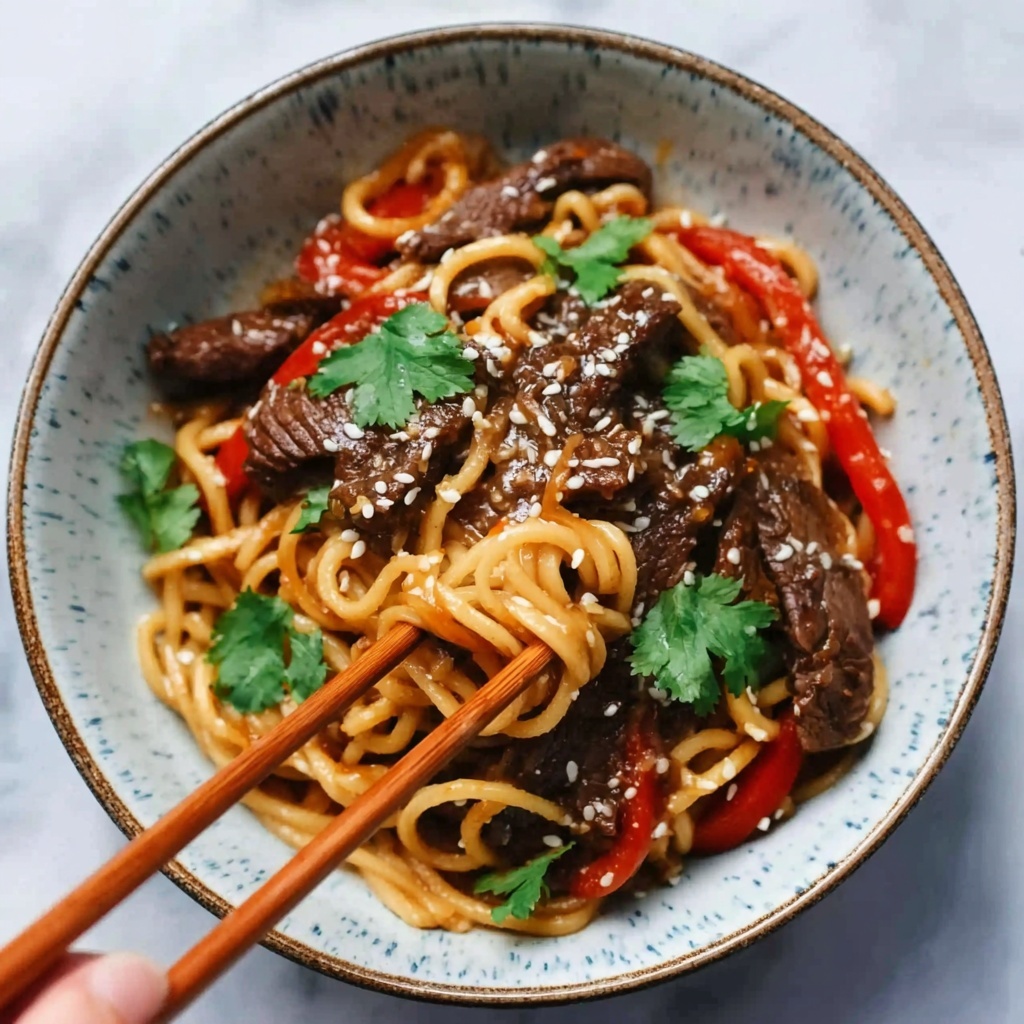 Hoisin Beef Noodles Recipe - Recipe Image