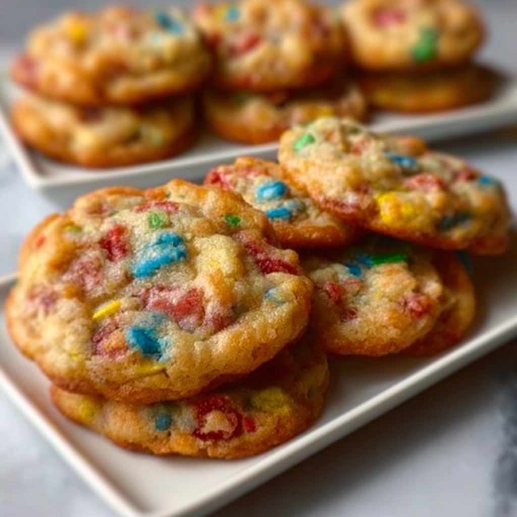 Fruity Pebbles Cookies Recipe - Recipe Image