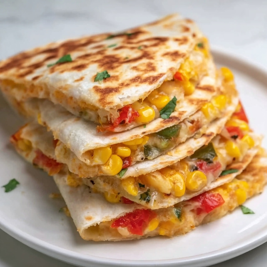 Farmer's Market Vegetarian Quesadillas Recipe - Recipe Image