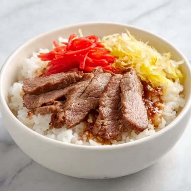 Gyudon Japanese Beef Bowls Recipe