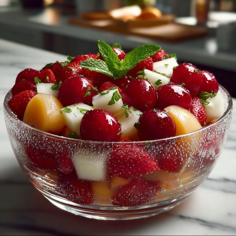 Summer Peach Fruit Salad with Honey-Lime Dressing and Optional Toppings Recipe