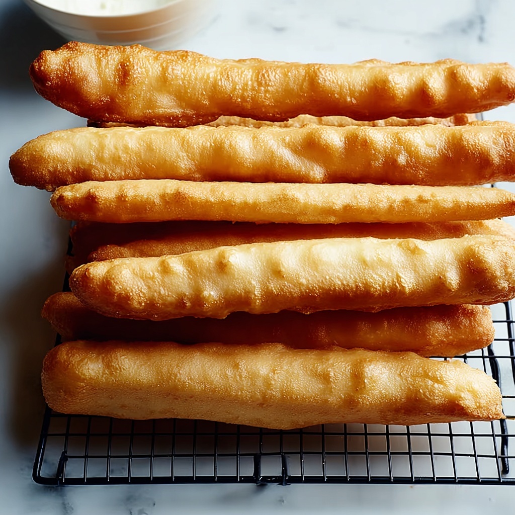 Crispy Youtiao Chinese Doughnut Sticks Made Easy at Home Recipe - Recipe Image