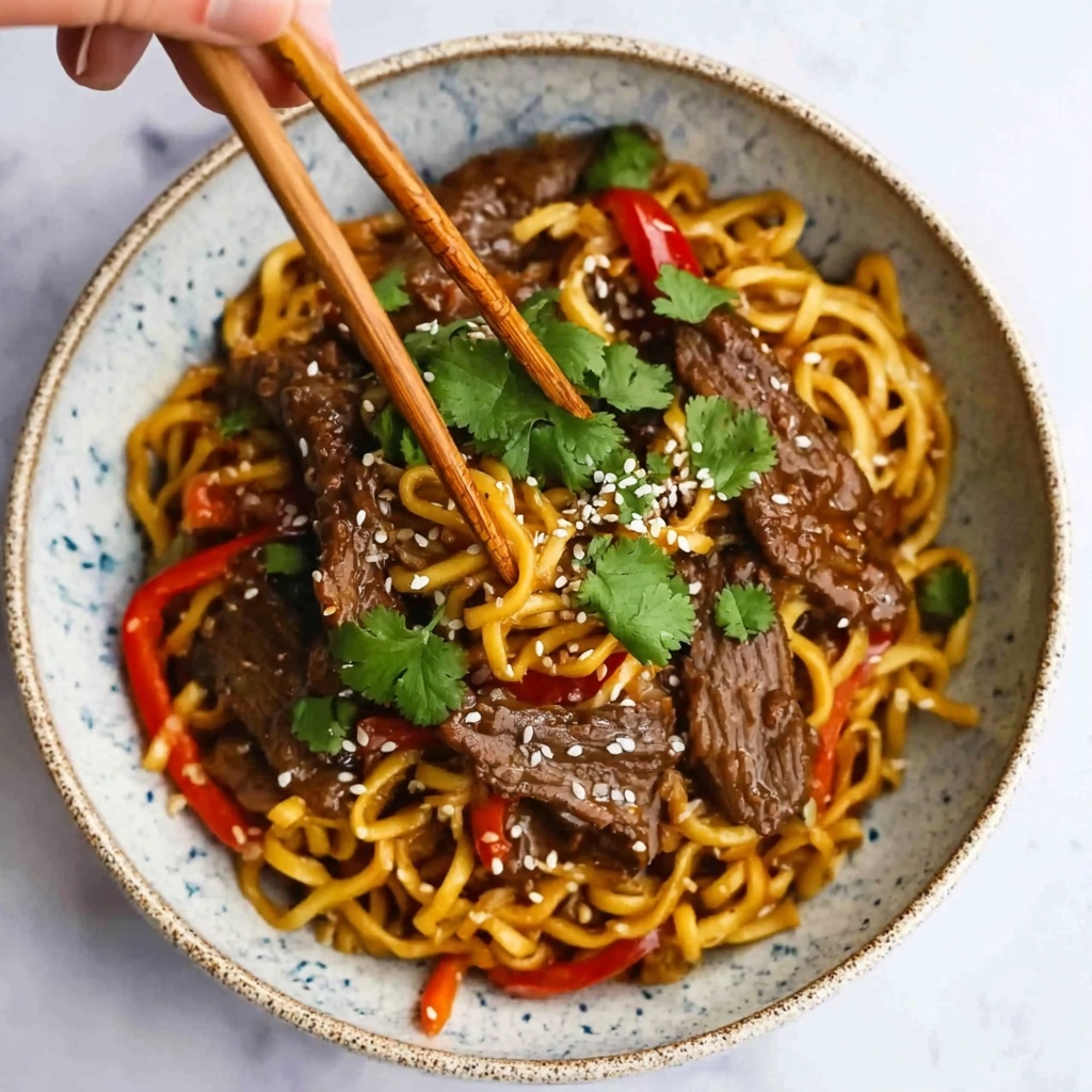 Hoisin Beef Noodles Recipe - Recipe Image