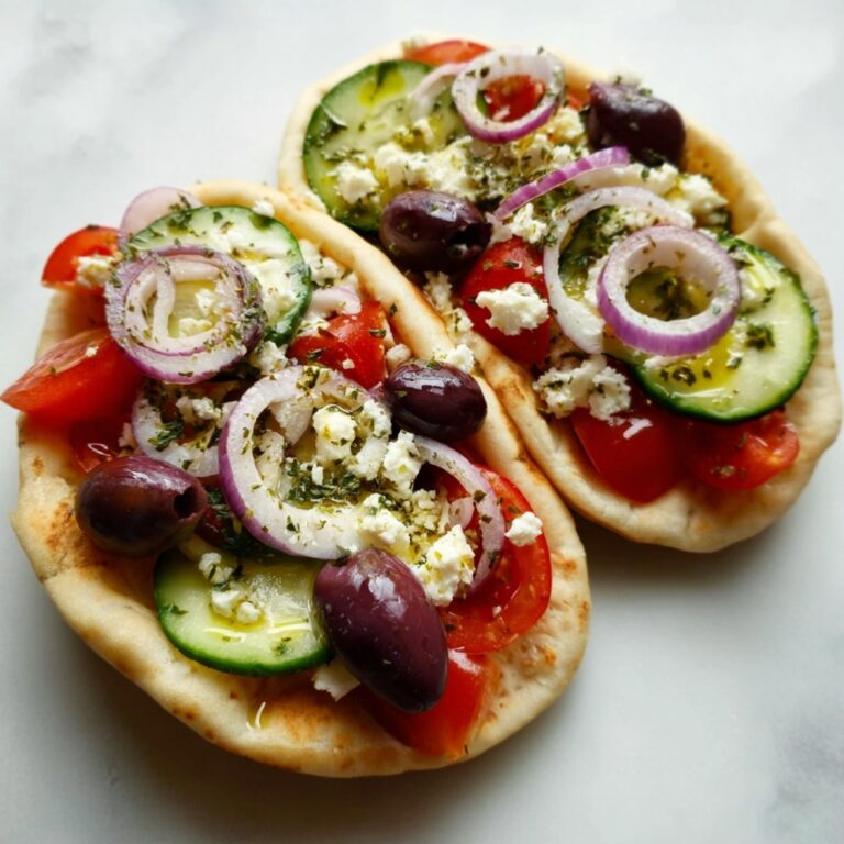 Greek Salad Pita Pockets Recipe