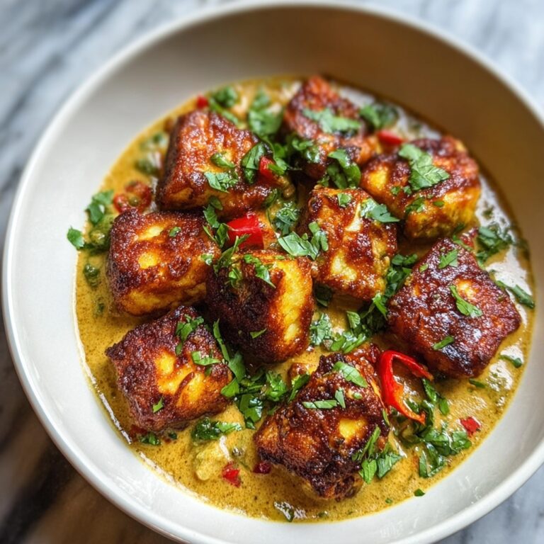 Ultimate Smothered Vegan Fried Tofu with Crispy Batter and Savory Gravy Recipe
